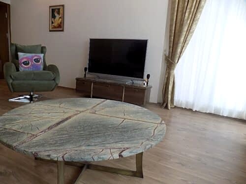 Casa Antik Görünümlü Mermer Orta Sehpa (DC-1911)