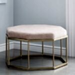 Pembe Gold Puf (Puf-1017)
