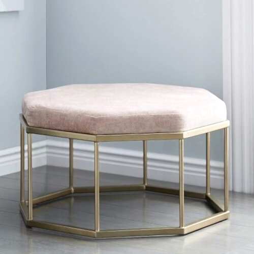 Pembe Gold Puf (Puf-1017)