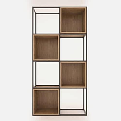 Bungalov Ahşap Modül Kitaplık
