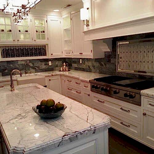 Bianco Carrara Country Mermer Tezgah TZ044