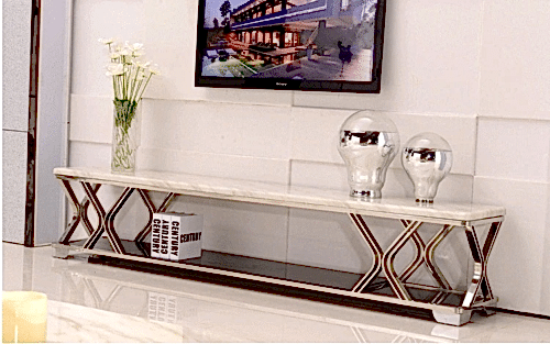 Viens Luxury(Lüks) Mermer Tv Sehpası (TV-1001)