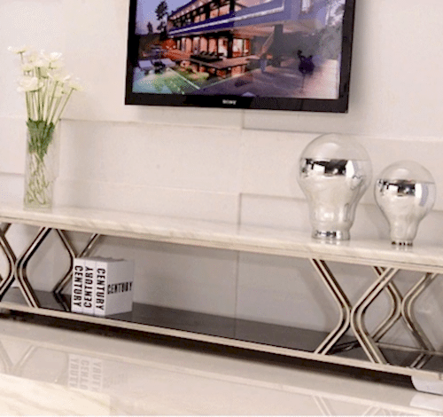 Viens Luxury(Lüks) Mermer Tv Sehpası (TV-1001)