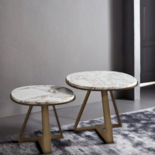 Calacatta Mermer Zigon Sehpa (ZN-014)