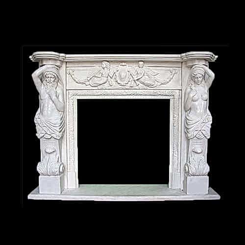 Gotik Mermer Şömine B0241