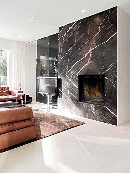 Bruno Perla Modern Mermer Şömine B0243
