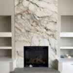 Calacatta Gold Mermer Şömine B0247