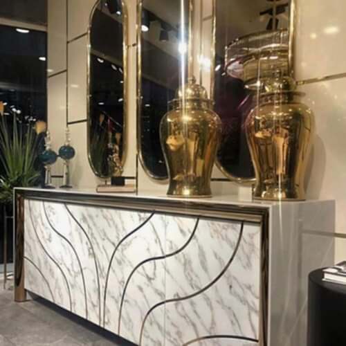 Luxury Beyaz Lake Konsol (KSL-200)