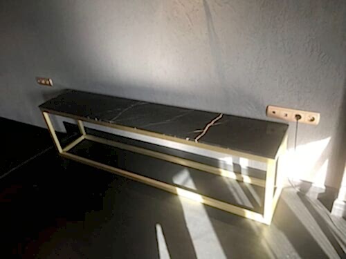 Loft Mermer Tv Sehpası(TVS-08)