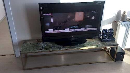 Loft Mermer Tv Sehpası(TVS-08)
