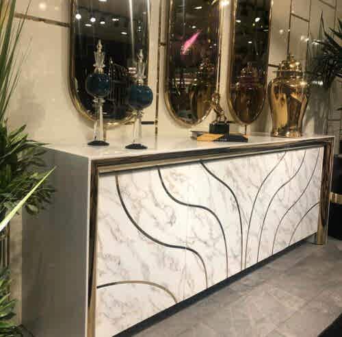 Luxury Beyaz Lake Konsol (KSL-200)