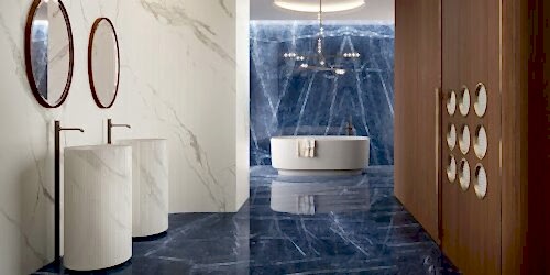 Divine Blue Porselen Banyo Uygulama(PB-014)