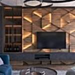 Lusia Ledli Ahşap Tv Ünitesi(AT-01)