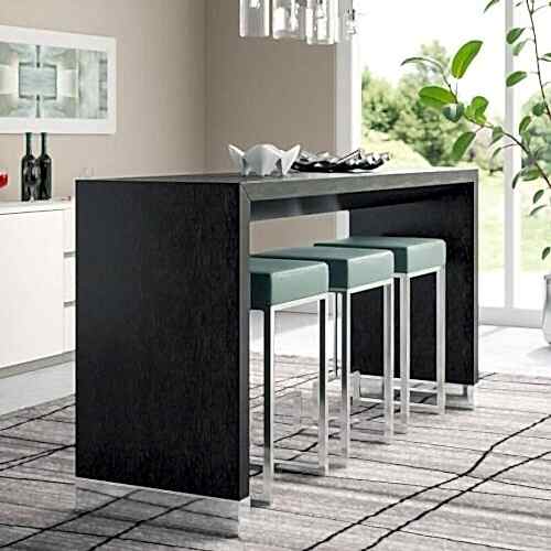Antrasit Masif Ahşap Bar Masası(BM-015)