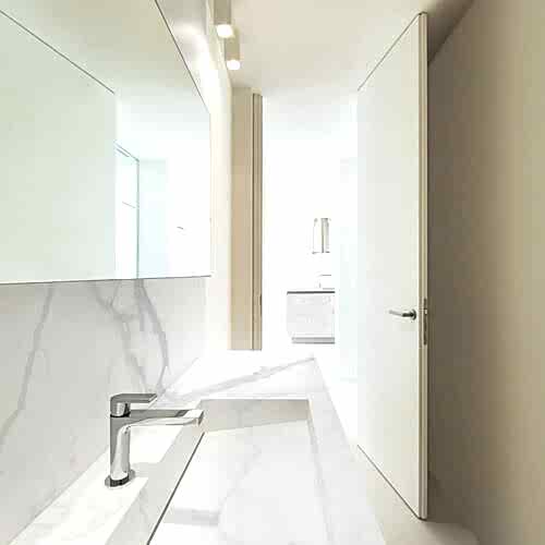 Calacatta Statuario Maksimum Porselen Banyo Uygulama(PB-012)