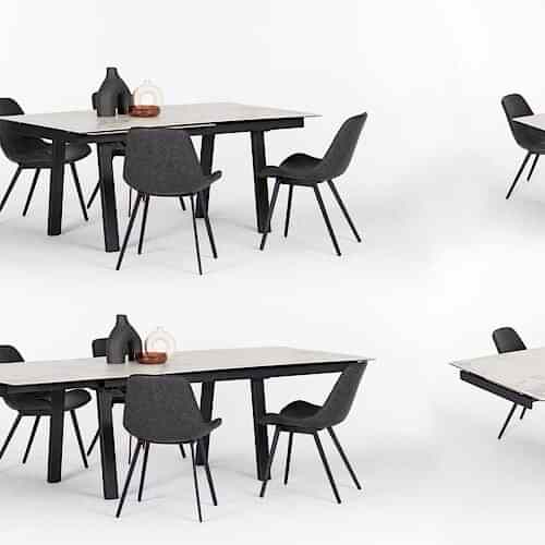 Bianco Açılır-Kapanır Porselen Masa (PM-364)