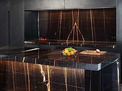 Sahara Noir Mermer Tezgah TZ062