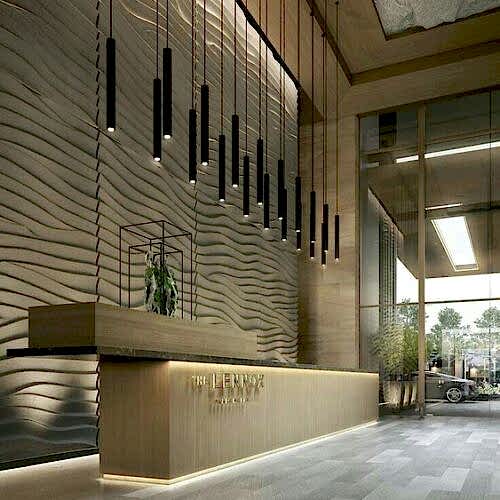 Meşe Ahşap Otel Bankosu (BK-06)