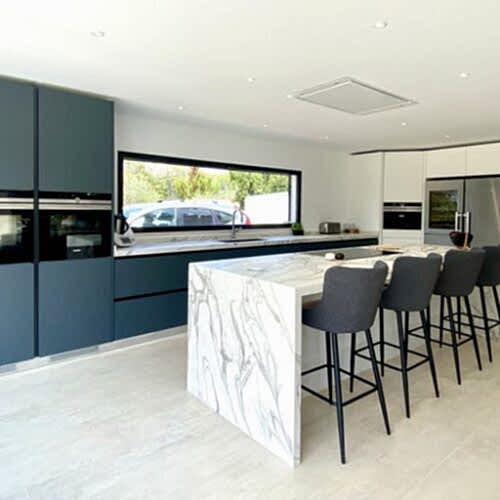 Liquid Sky Dekton Porselen Tezgah Uygulaması (PTU-003)