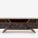 Brown Portoro Gold Tv Sehpası(TVS-014)