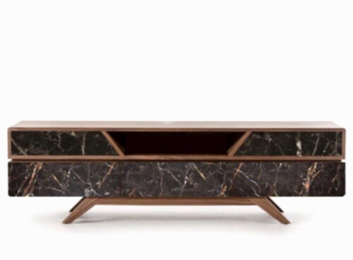 Brown Portoro Gold Tv Sehpası(TVS-014)