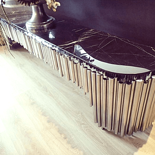 Luxury Alexander Black Tv Sehpası(TVS-015)
