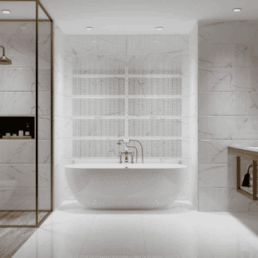 Modern Banyo Dekorasyonu