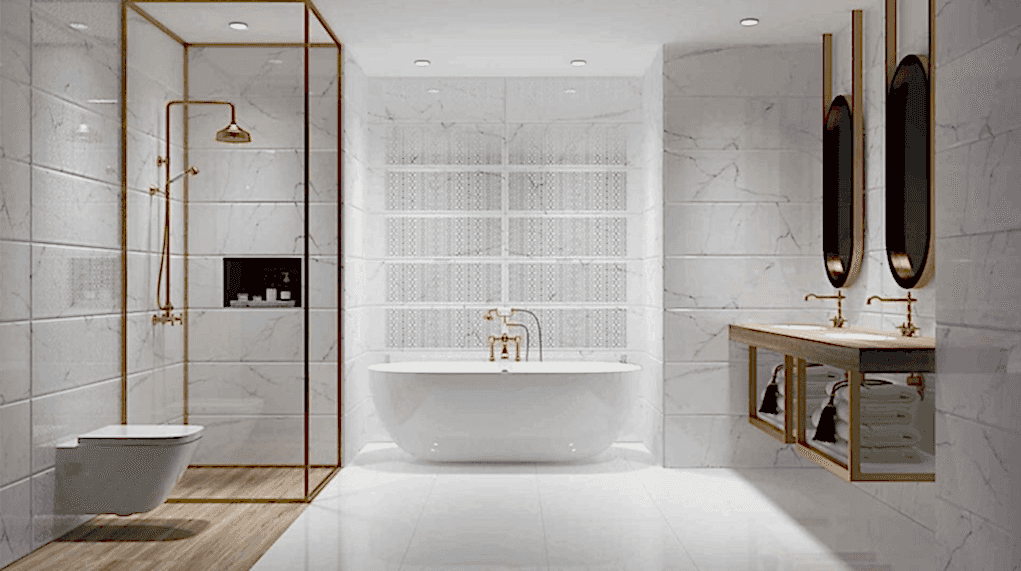 Modern Banyo Dekorasyonu